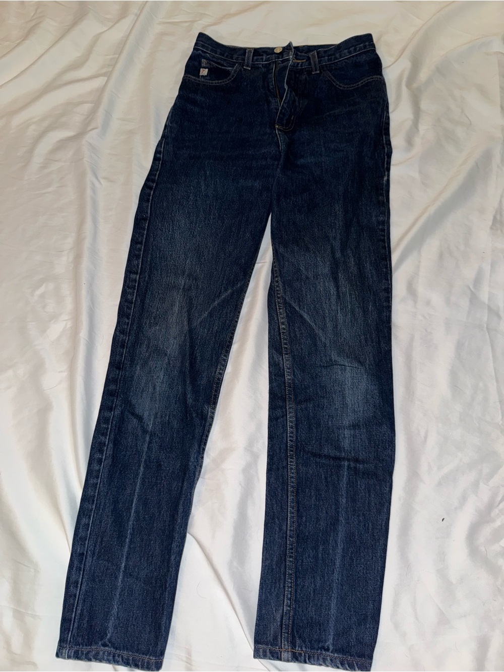 Guess Dark Indigo Straight Leg Jeans for Women